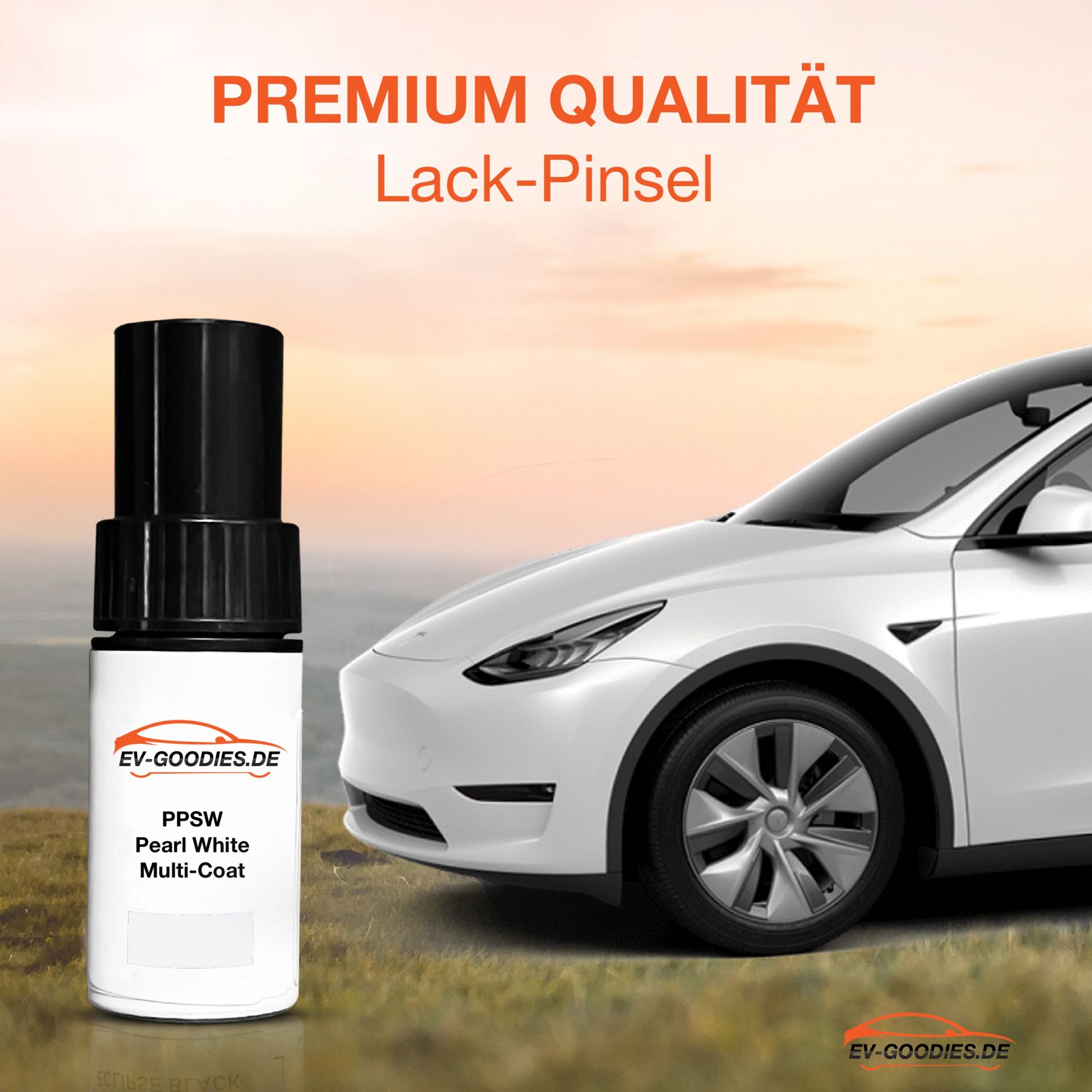 Kratzer Reparieren Tesla Ausbesserungsstift Für Tesla Modelle White Water Pearl PPSW Mit Pinsel, Kratzer Chip Fix Set Phone Deutschland